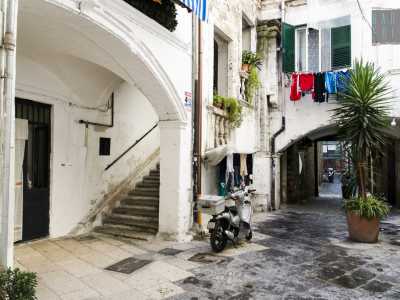 La corte di Palazzo Zeuli, edificio rinascimentale restaurato nel 1700